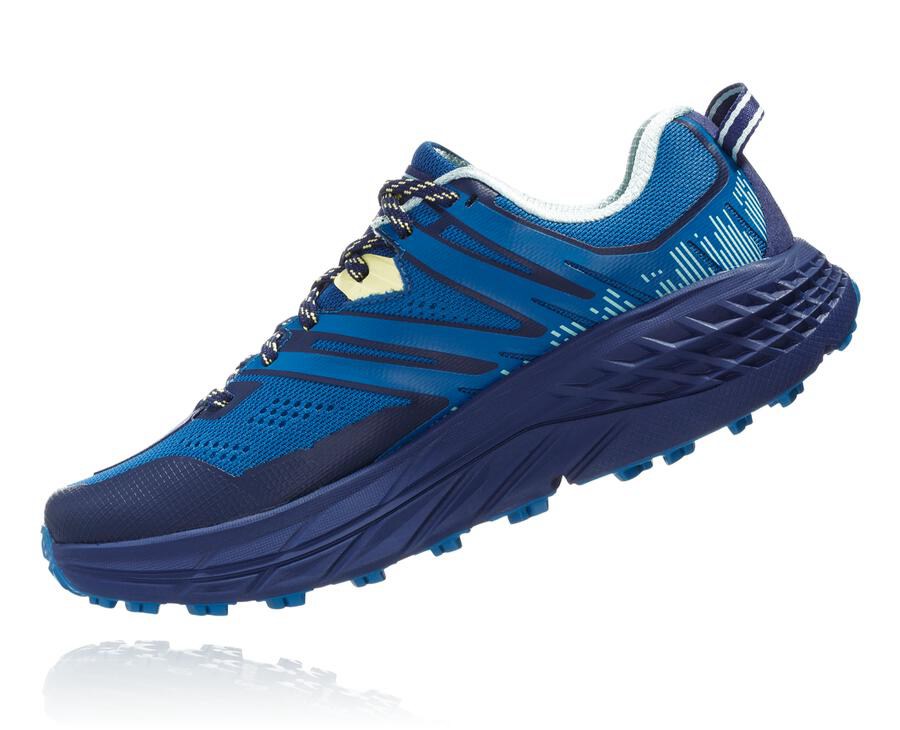 Hoka One One Speedgoat 3 Trailskor Dam - Blå - CJFUB-9032